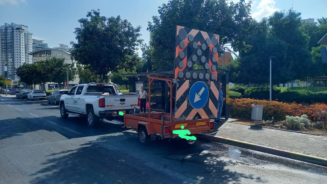 צבע ואחזקת תחנת אוטובוס — הנתיב המהיר